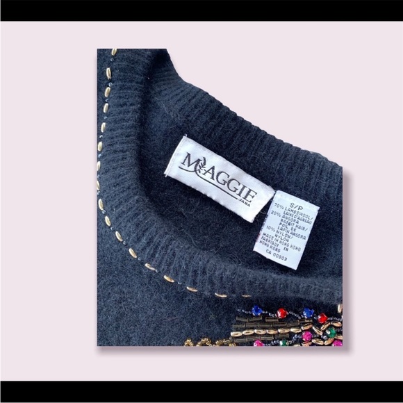 Retro Sweater Stylish Beaded Glitter Women’s Fashion - Picture 9 of 10